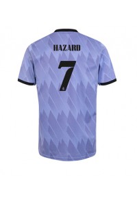 Real Madrid Eden Hazard #7 Fotballdrakt Borte Klær 2022-23 Korte ermer